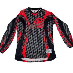 Nema Cycling Shirt Men's Small Long Sleeve Elastic Cuffs Mesh Venting Moto Cross